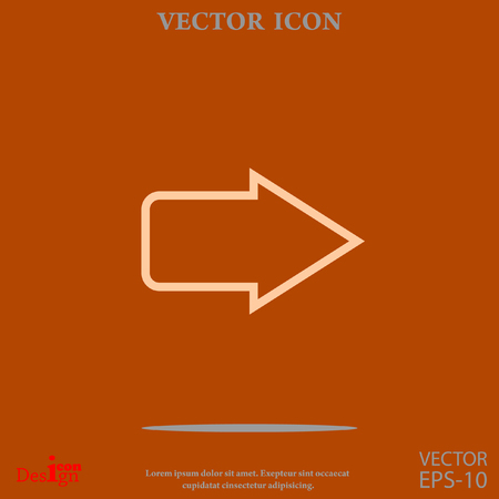 arrow vector iconのイラスト素材