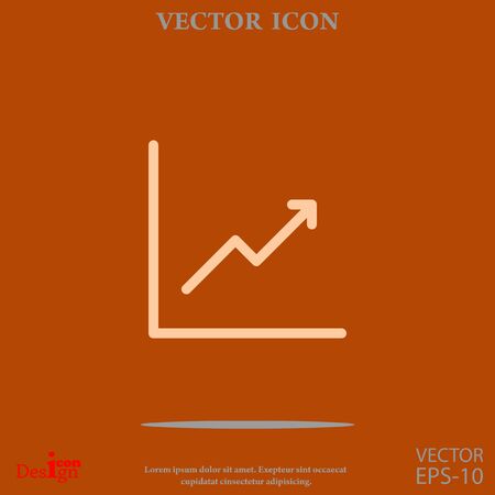 graph vector iconのイラスト素材