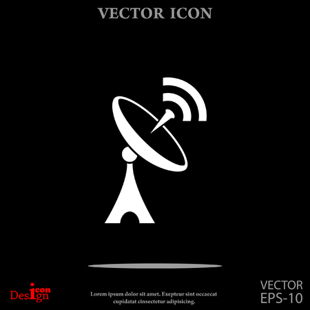 antenna vector iconのイラスト素材
