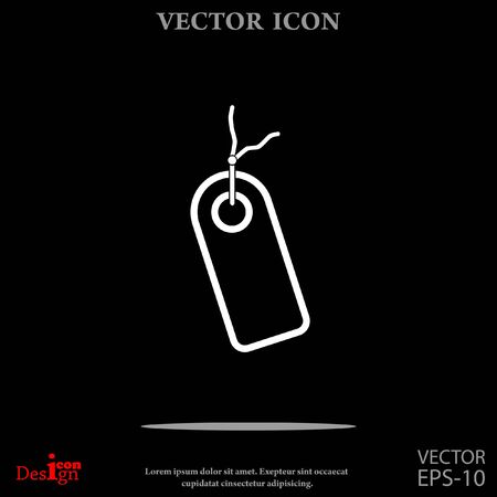 tag vector iconのイラスト素材