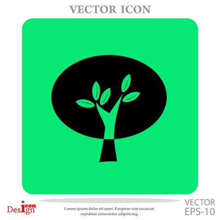 tree vector iconのイラスト素材