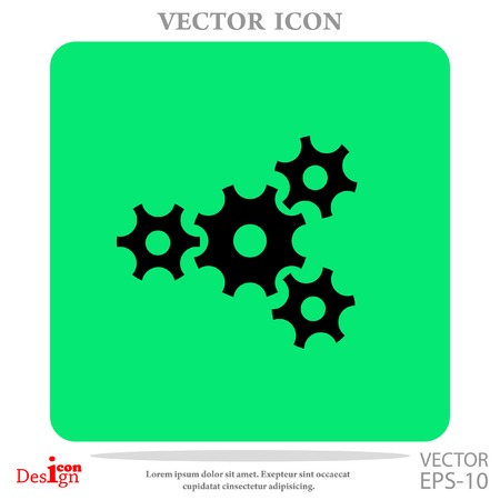 gears vector iconのイラスト素材