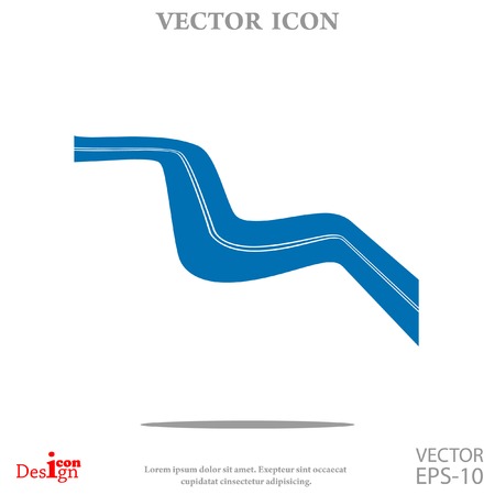 highway vector iconのイラスト素材