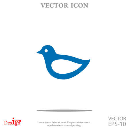 bird vector iconのイラスト素材
