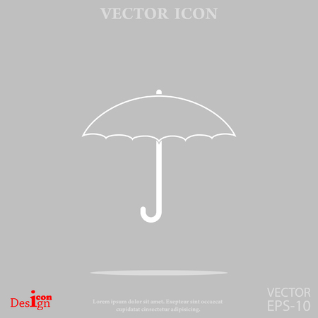umbrella vector iconのイラスト素材