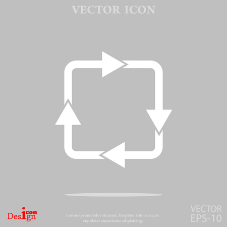 cyclic vector iconのイラスト素材