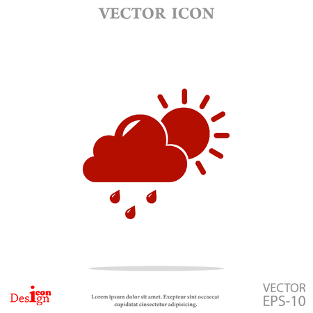 weather vector iconのイラスト素材