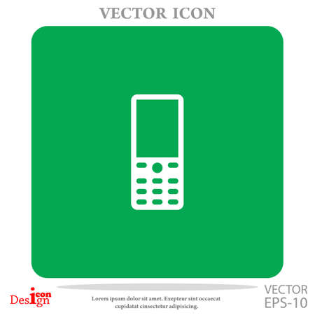 cellphone vector iconのイラスト素材