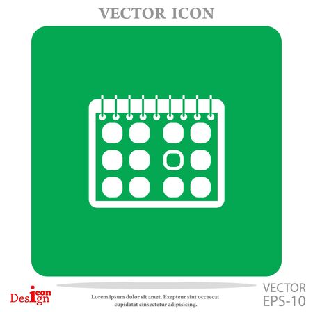 calendar vector iconのイラスト素材