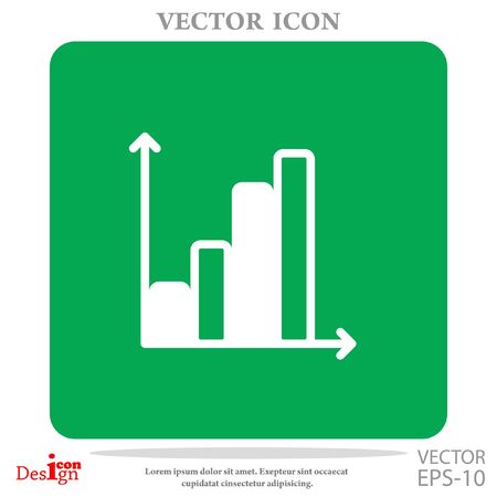graph vector iconのイラスト素材