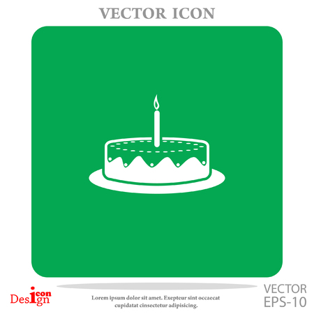 cake vector iconのイラスト素材
