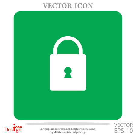 lock vector iconのイラスト素材