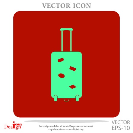 suitcase vector iconのイラスト素材