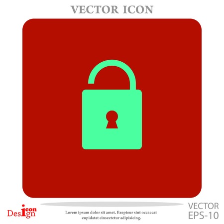 unlock vector iconのイラスト素材