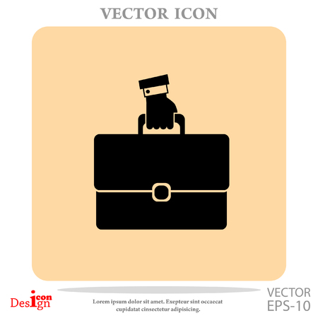 portfolio vector iconのイラスト素材