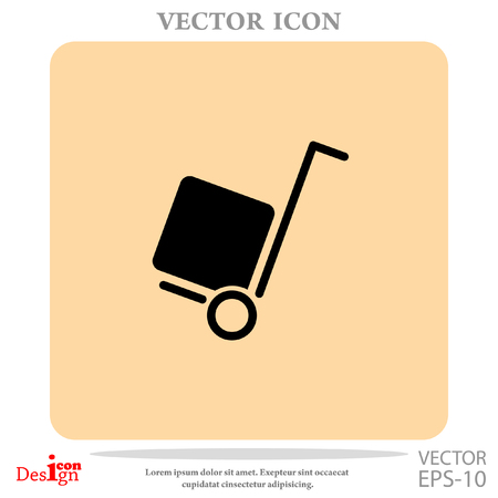 delivery vector iconのイラスト素材