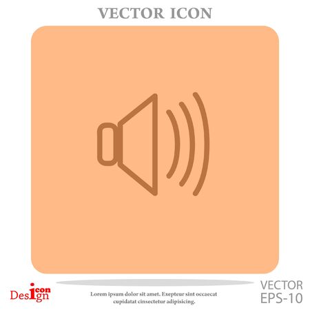 speaker vector iconのイラスト素材