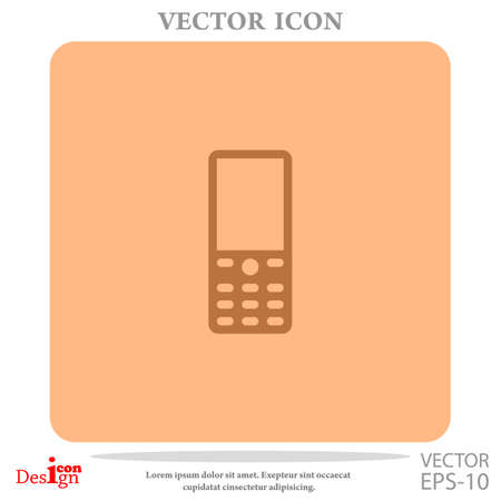 cellphone vector iconのイラスト素材