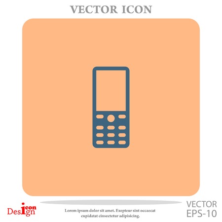 cellphone vector iconのイラスト素材