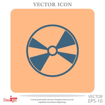 DVD disc vector iconのイラスト素材