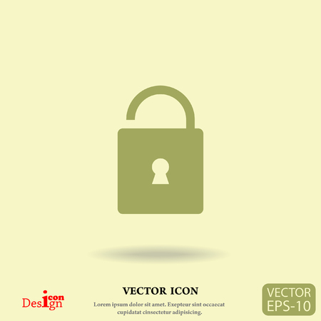 unlock vector iconのイラスト素材