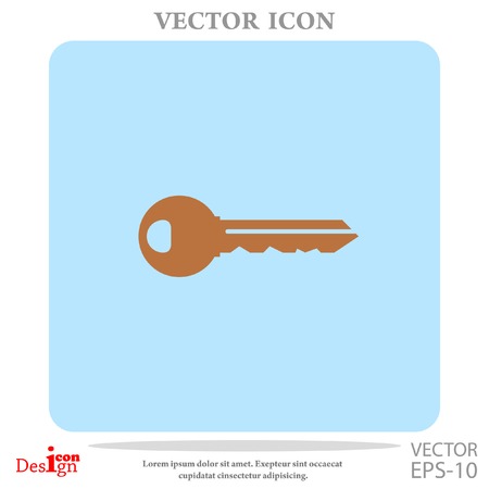 key vector iconのイラスト素材