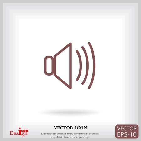 speaker vector iconのイラスト素材