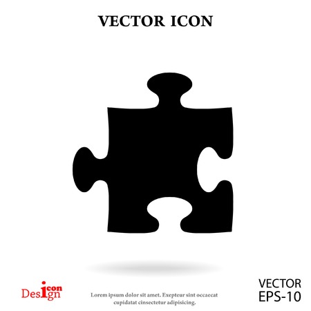 puzzle vector iconのイラスト素材