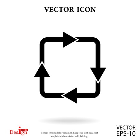 cyclic vector iconのイラスト素材