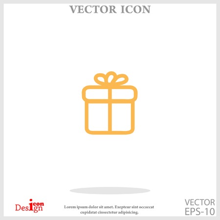 gift iconのイラスト素材