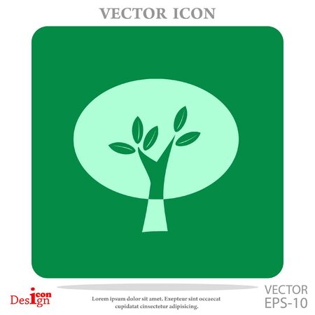 tree vector iconのイラスト素材