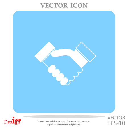 heandshake vector iconのイラスト素材
