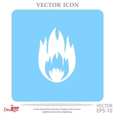 fire vector iconのイラスト素材