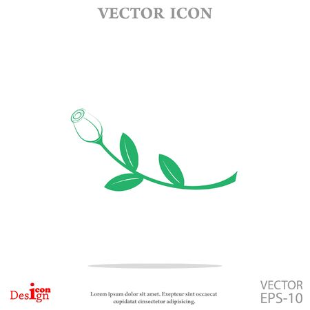 rose vector iconのイラスト素材