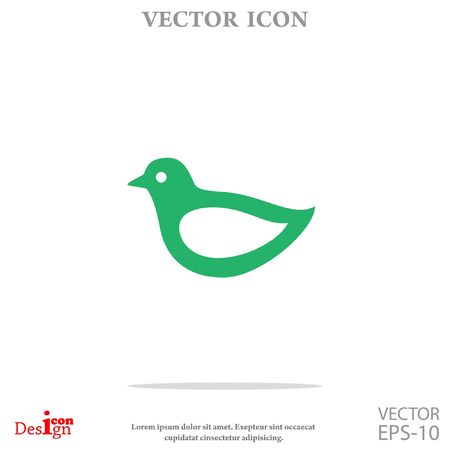 bird vector iconのイラスト素材