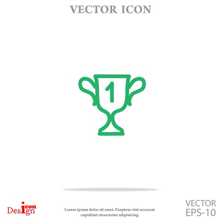 champions cup vector iconのイラスト素材