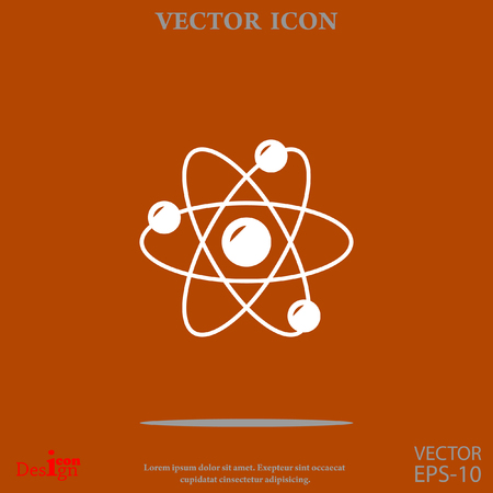 Atom vector iconのイラスト素材