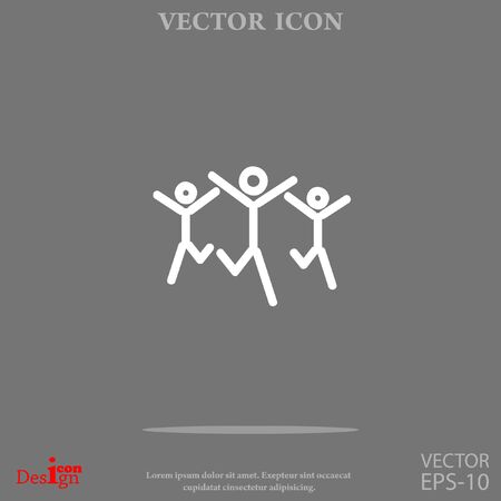 success team vector iconのイラスト素材