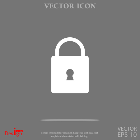 lock vector iconのイラスト素材