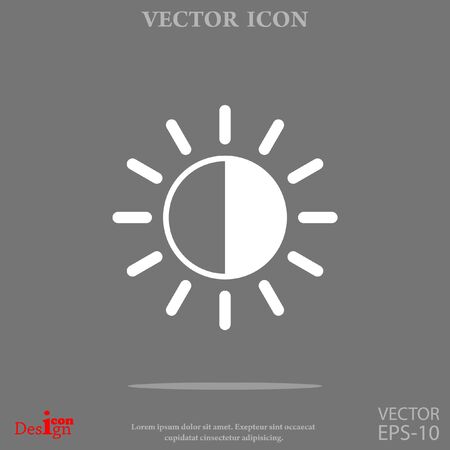 brightness vector iconのイラスト素材