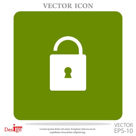 unlock vector iconのイラスト素材