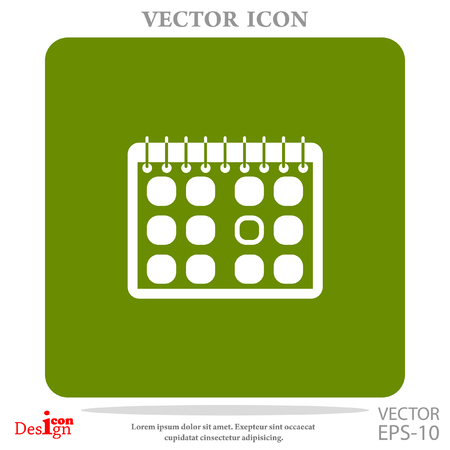 calendar vector iconのイラスト素材