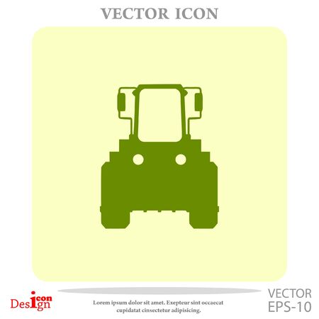 tractor vector iconのイラスト素材
