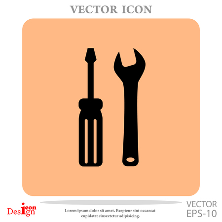 Tools vector iconのイラスト素材