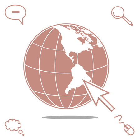 Website vector iconのイラスト素材