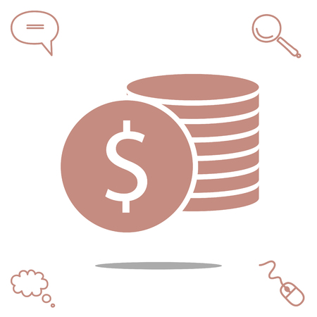 money vector iconのイラスト素材