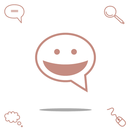 Dialogue vector icon.のイラスト素材