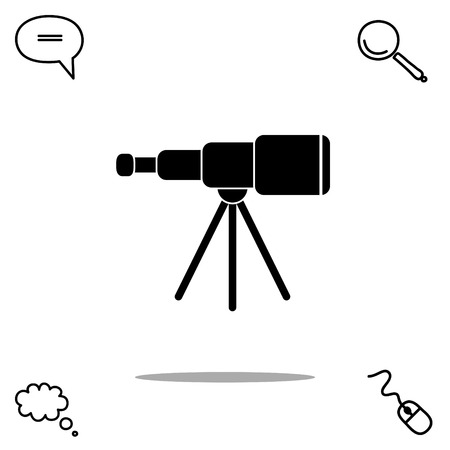 spyglass vector iconのイラスト素材
