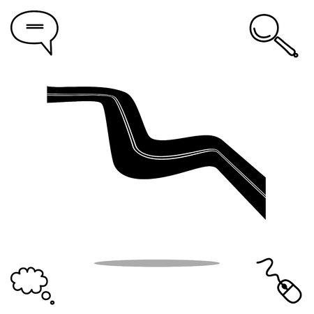 highway vector iconのイラスト素材