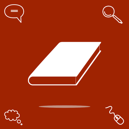 Book vector icon illustration.のイラスト素材